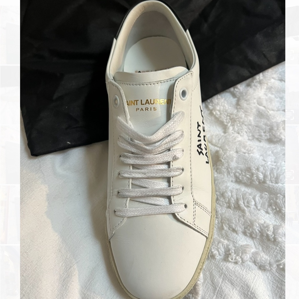Saint Laurent leather sneakers - Picture 2 of 6